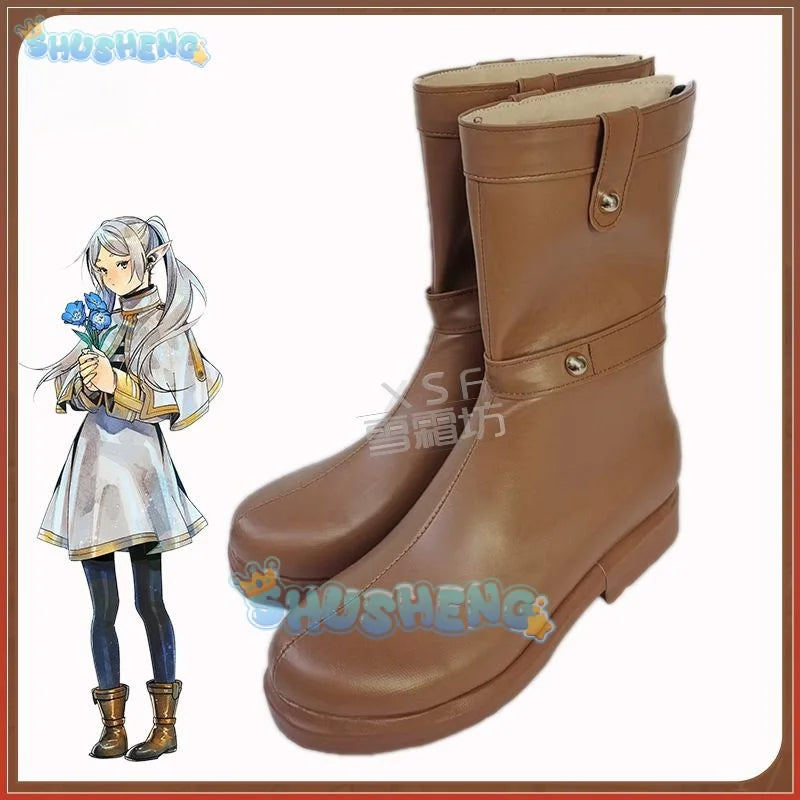 Frieren bei der Beerdigung Cos Frieren Cosplay Anime Charakter Requisite Schuhe 