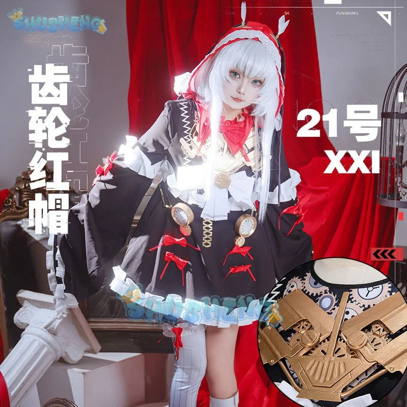 GRAY RAVEN: PUNISHING Cos No.21 Cosplay Vollständiges Set mit Anime-Spielkostümen für Frauen 