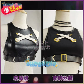 Game Anime LoL Arcane Jinx Cosplay Women Sexy Costumes League Of Legends Jinx Uniform Halloween Carnival Suit