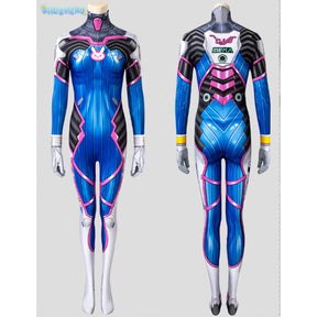 Game DVA Cosplay Costume D.Va Party Zentai Suits Jumpsuit Driving Uniform Halloween Outfit Costumes for Women