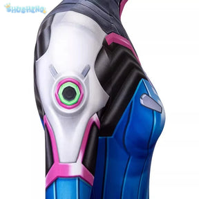 Game DVA Cosplay Costume D.Va Party Zentai Suits Jumpsuit Driving Uniform Halloween Outfit Costumes for Women