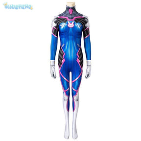 Game DVA Cosplay Costume D.Va Party Zentai Suits Jumpsuit Driving Uniform Halloween Outfit Costumes for Women