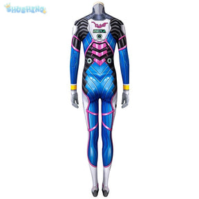 Game DVA Cosplay Costume D.Va Party Zentai Suits Jumpsuit Driving Uniform Halloween Outfit Costumes for Women