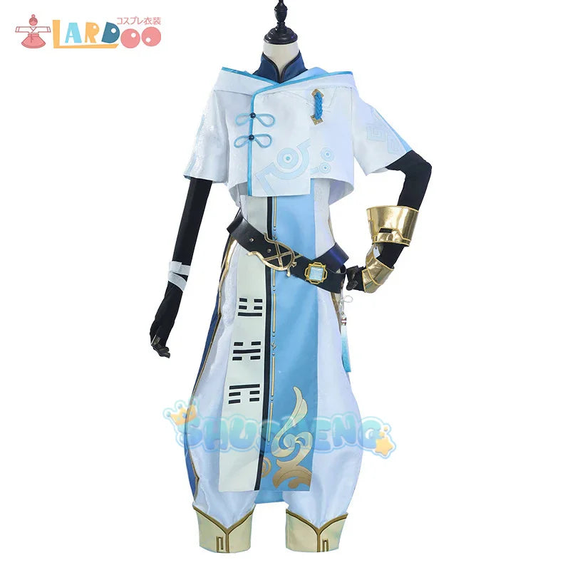 Game Genshin Impact Chongyun Cosplay Costume Halloween Carnival Party Role Play