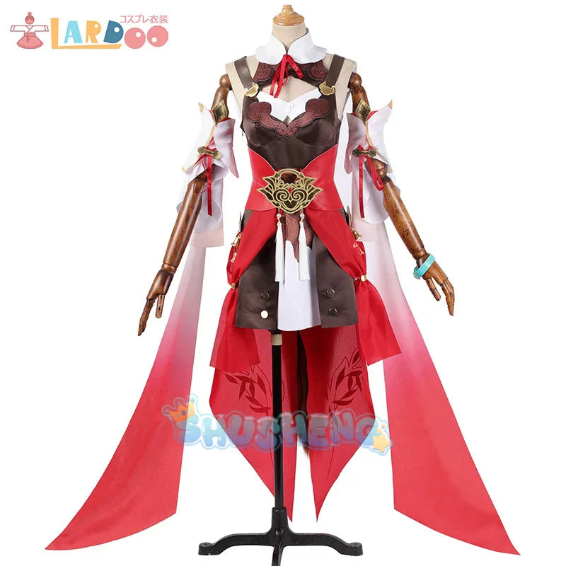 Spiel Honkai Star Rail Tingyun Cosplay Kostüm Frauen Sexy Kleid Ohren Schwanz Kopfbedeckung Halloween Karneval Kleidung 