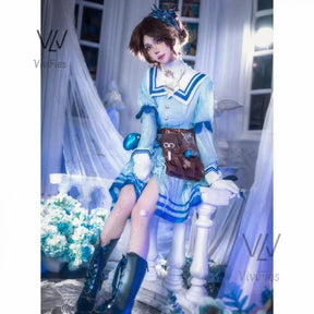 Game Identity V Cosplay Costume Emily Dyer Doctor Preserved Flower Gorgeous Uniform with Accessories Women Halloween Party Suits