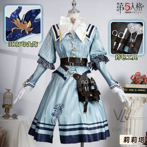 Game Identity V Cosplay Costume Emily Dyer Doctor Preserved Flower Gorgeous Uniform with Accessories Women Halloween Party Suits