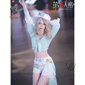 Game Identity V Cosplay Costumes Survivor Barmaid Demi Bourbon Sea Salt Mocktail Skin Cosplay Costume Uniforms Wig Halloween