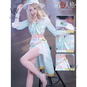 Game Identity V Cosplay Costumes Survivor Barmaid Demi Bourbon Sea Salt Mocktail Skin Cosplay Costume Uniforms Wig Halloween