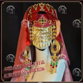 Game Identity V Entomologist Melly Plinius Cosplay Costume Chinese Ancient Dress Suit With Veil Halloween Uniforms Custom Made