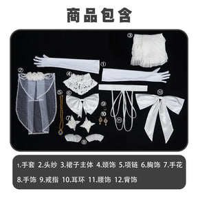 Game Identity V Mary Cosplay Costume  Sexy Dress  Mary Wedding loli dress Uniforms Clothes Halloween Carnival Party Suit S-XXXL