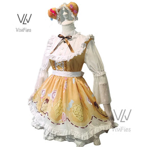 Game Identity V Tracy Reznik Cosplay Costume Candy Maid Dress  Girls Child Adult Size Gothic Lolita Dresses for Halloween Party