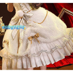 Shusheng-SSR Game Identity V girl Cosplay Costume Princess Lolita  Dress Princess Lolita girl Uniforms Clothes Halloween Carnival Party Suit