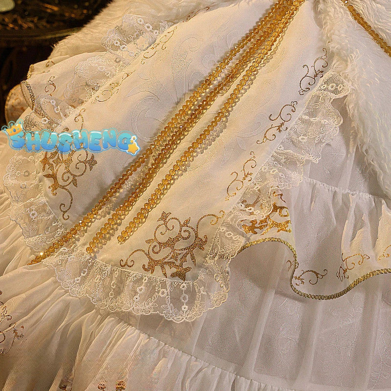 Shusheng-SSR Game Identity V girl Cosplay Costume Princess Lolita  Dress Princess Lolita girl Uniforms Clothes Halloween Carnival Party Suit