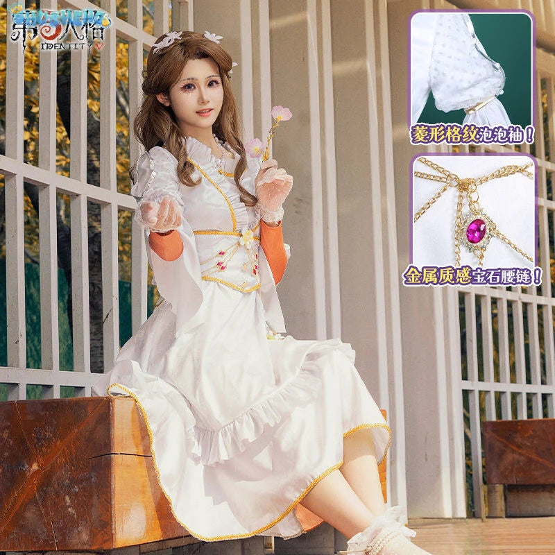 Game  Identity Ⅴ psychologist Ada Mesmer Cosplay New clothing Halloween party girl dress set  IN STOCK