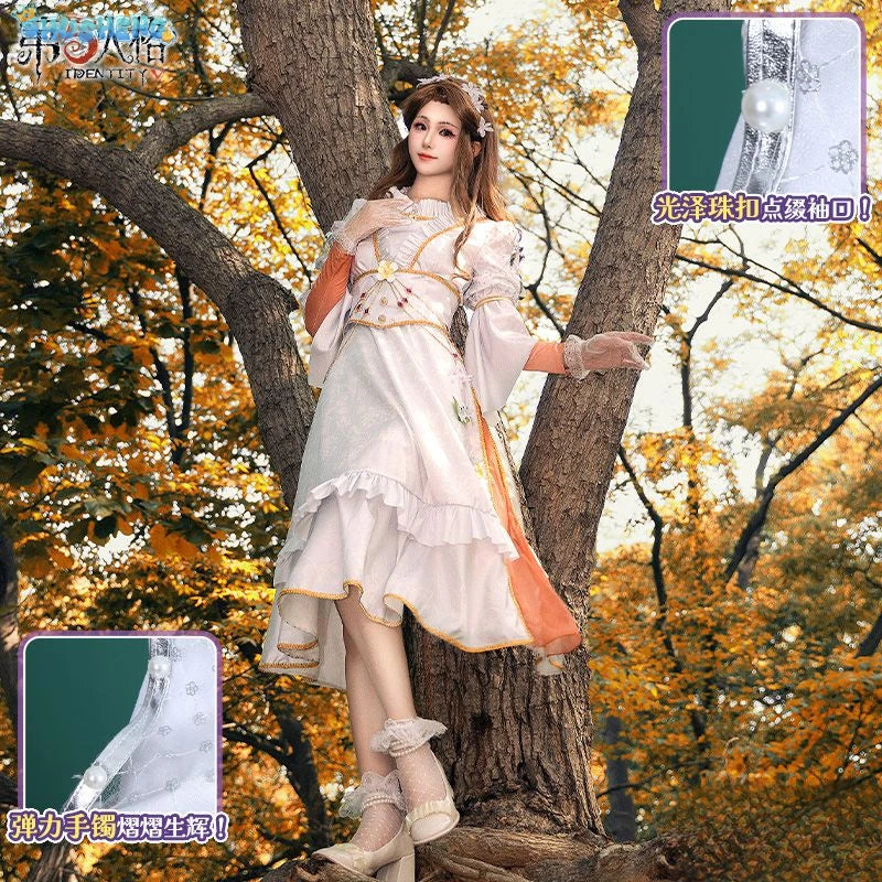 Game  Identity Ⅴ psychologist Ada Mesmer Cosplay New clothing Halloween party girl dress set  IN STOCK