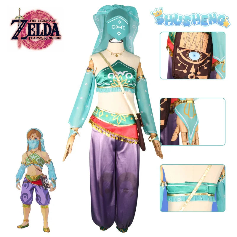 Game Link Zelda Cosplay Costume Anime Heroes Outfits Link  Carnival Halloween for Adults Men Woman S-XXL