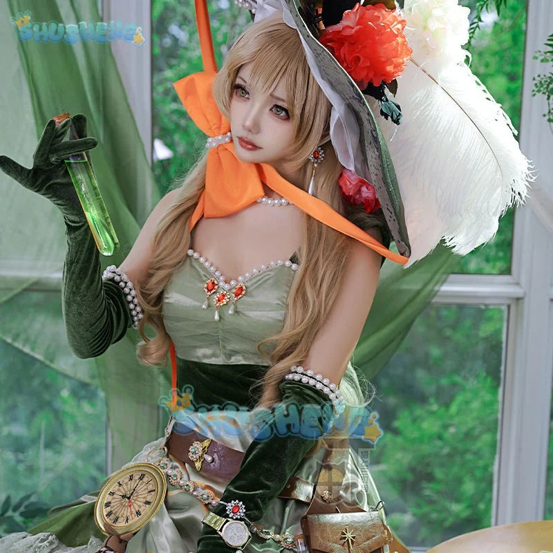 Game reverse: 1999 Sotheby cosplay costumes women girls wig dress suit set Halloween party outfit unifrom