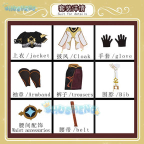 Genshin Impact Aether cos clothing game anime cosplay costume