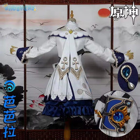 Genshin Impact Barbara Game Suit Lovely Princess Dress Uniform Cosplay Costume Halloween Party Outfit Custom-made