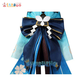 Genshin Impact  Cosplay Costume Kirara Ears Tails Accessories Suit Momoka   New Skin Woman