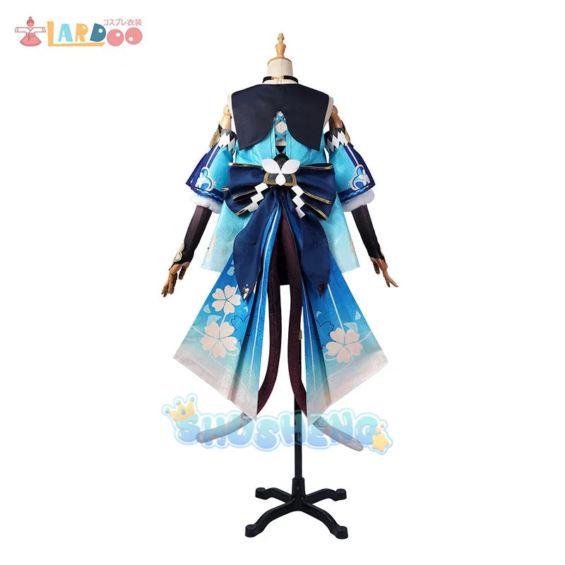 Genshin Impact  Cosplay Costume Kirara Ears Tails Accessories Suit Momoka   New Skin Woman