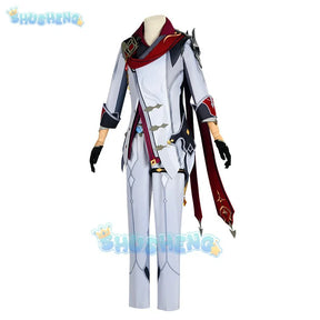 Genshin Impact Cosplay Tartaglia Ajax Costume Halloween Christmas Cos Clothing Set