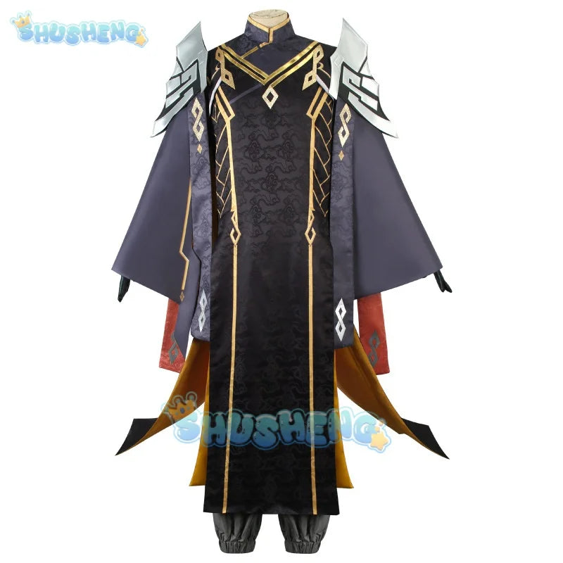 Genshin Impact Cosplay Zhong Li God Costume Zhongli Morax