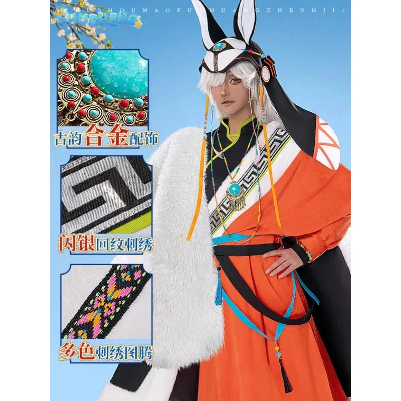 Genshin Impact Cyno Skirmisher Cosplay Costume Cos Game Anime Party Uniform Hallowen Play Role Clothes Clothing