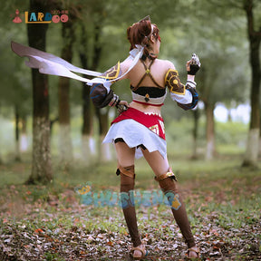 Genshin Impact Eremite Desert Clearwater Cosplay Kostüm Set Halloween Frau Cosplay Spielkleidung 