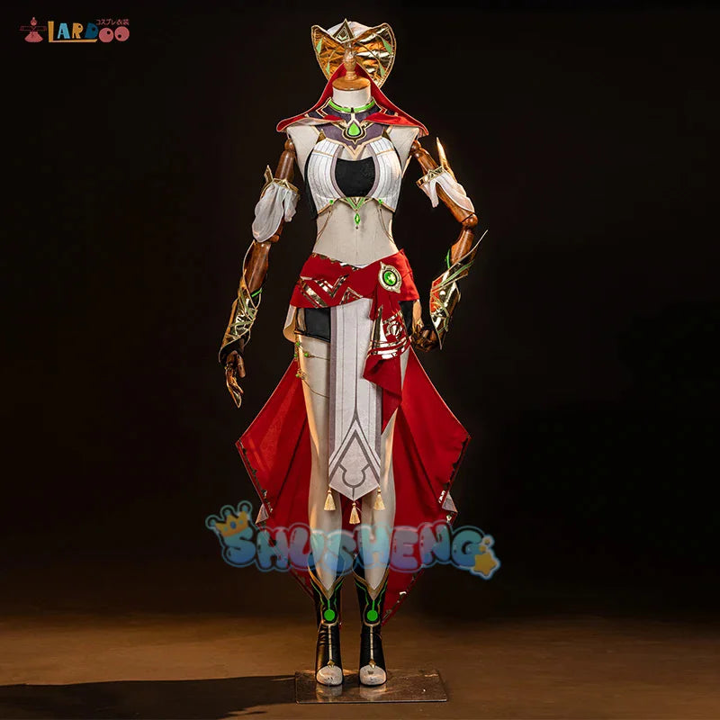 Genshin Impact Eremite Floral Ring-Dancer Cosplay Costume Game  New Skin