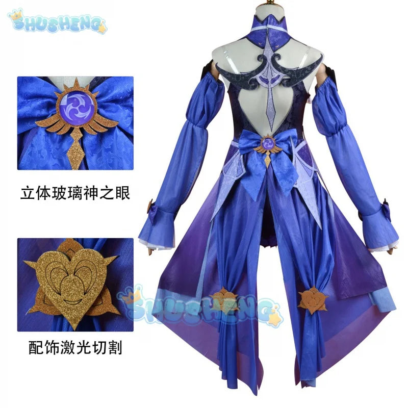 Genshin Impact Fischl cos clothing game anime cosplay costume