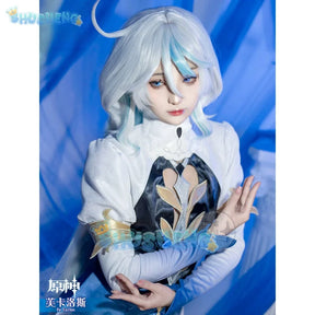 Genshin Impact Focalor Cos Wassergott Furina Cosplay Spielkostüm 