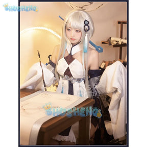 Genshin Impact Guizhong Cosplay Kostüm Frauen Anime Spiel Cos Kostüme 