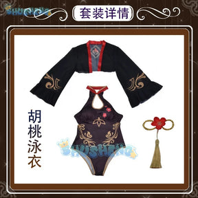 Genshin Impact HuTao Sheena Lisa cosplay costume swimwear