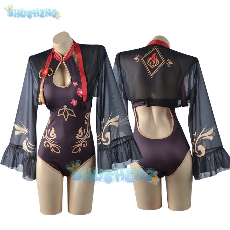 Genshin Impact HuTao Sheena Lisa cosplay costume swimwear