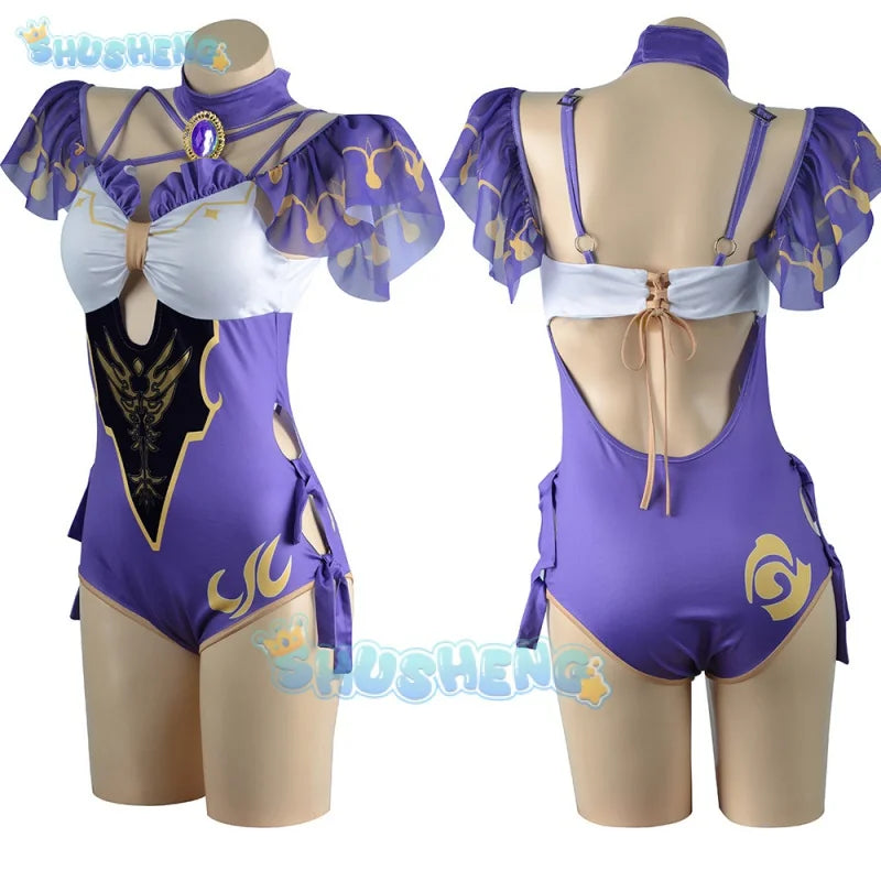 Genshin Impact HuTao Sheena Lisa cosplay costume swimwear