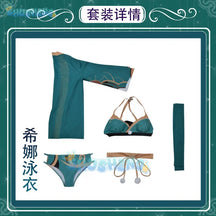 Genshin Impact HuTao Sheena Lisa cosplay costume swimwear