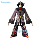 Genshin Impact Hutao Cosplay Kostüm Uniform Anime Spiel Hu Tao Halloween Kostüme im chinesischen Stil 