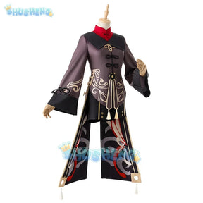 Genshin Impact Hutao Cosplay Costume Uniform Anime Game Hu Tao Chinese Style Halloween Costumes