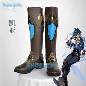 Genshin Impact Kaeya Cosplay Shoes