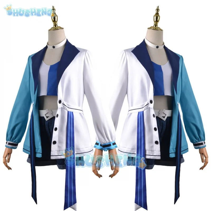 Genshin Impact Lawson Cosplay Jacket Skirt Trousers Costume Set Yoimiya Hutao Anime Uniform Halloween