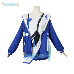 Genshin Impact Lawson Cosplay Jacke Rock Hose Kostüm Set Yoimiya Hutao Anime Uniform Halloween 