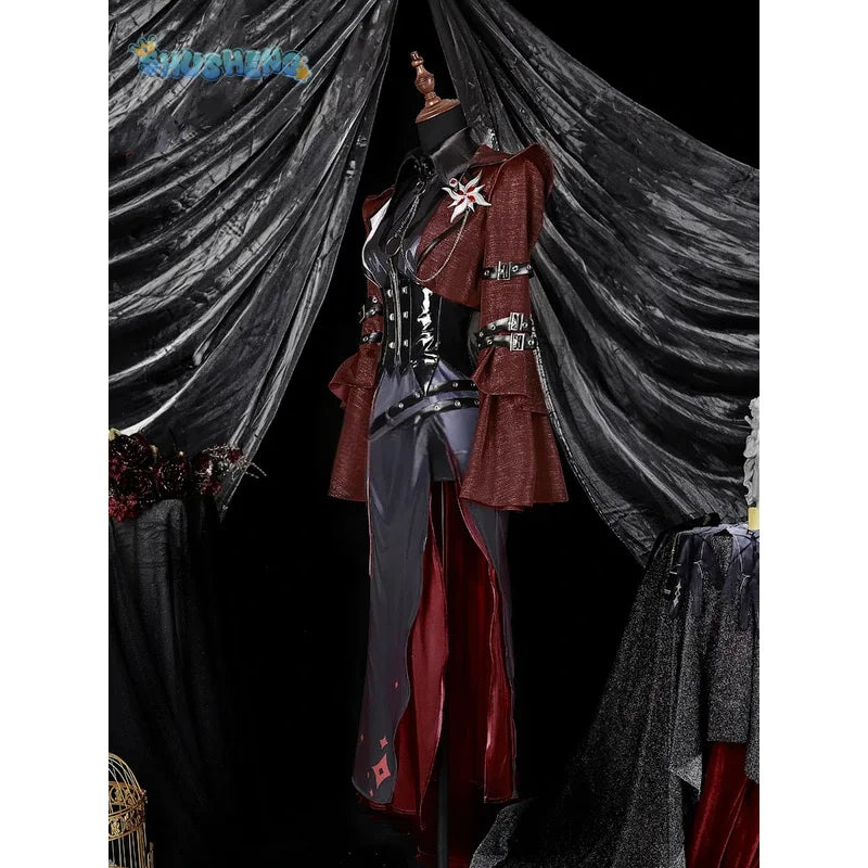 Genshin Impact Peruere Servant Cosplay Costume Coat, necklace, headwear, leg accessories, props, Halloween custom uniform