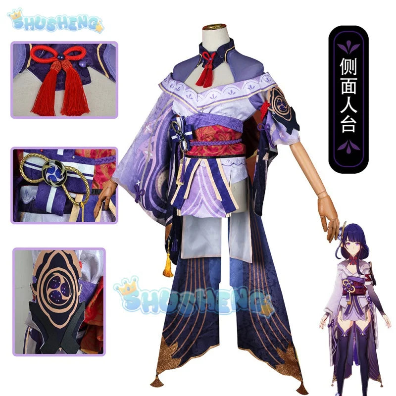 Genshin Impact Raiden Ei cos clothing game anime cosplay costume