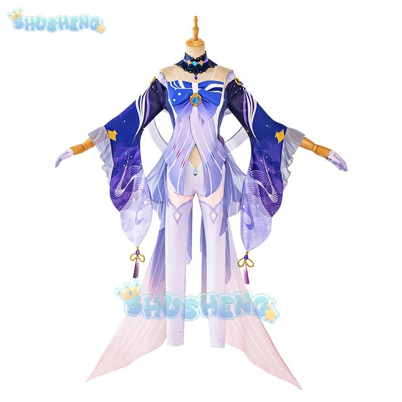 Genshin Impact Sangonomiya Kokomi Cosplay Costume Sexy Women Halloween Party Fancy Dress