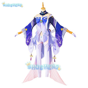 Genshin Impact Sangonomiya Kokomi Cosplay Costume Sexy Women Halloween Party Fancy Dress