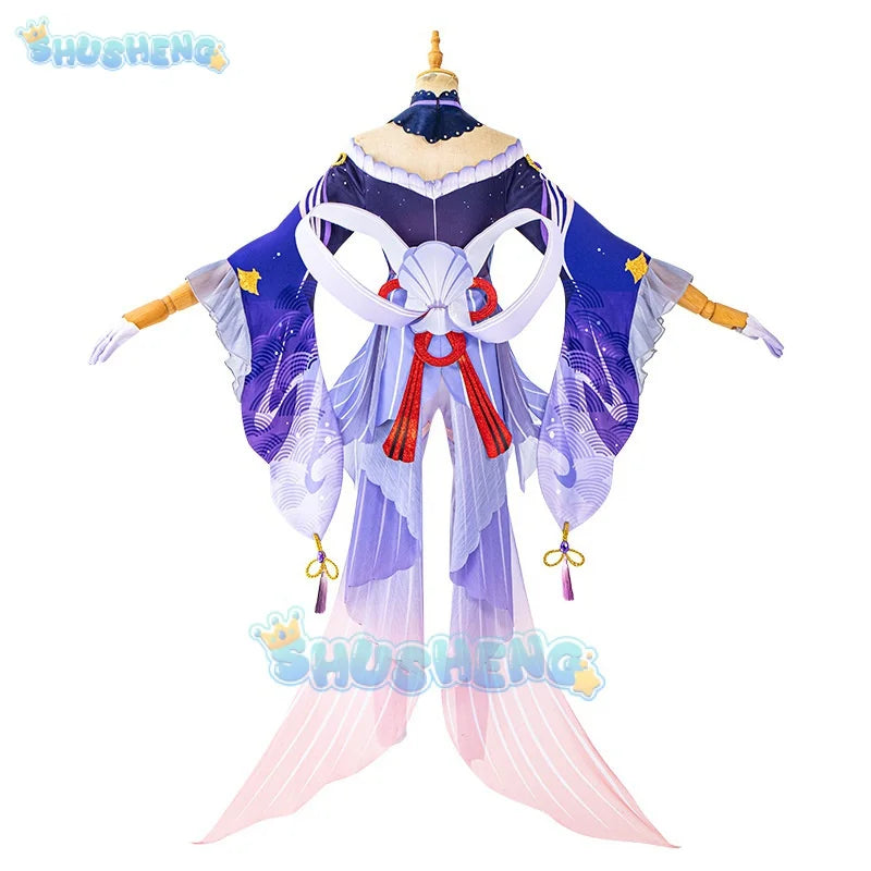 Genshin Impact Sangonomiya Kokomi Cosplay Costume Sexy Women Halloween Party Fancy Dress