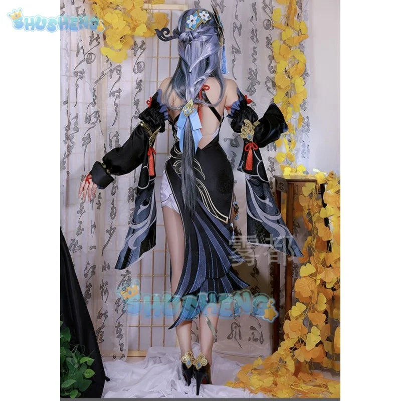 Genshin Impact Shenhe Frostflower Dew cosplay New Outfits Lantern Rite Cosplay Costume