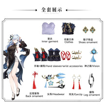 Genshin Impact Shenhe Frostflower Dew cosplay New Outfits Lantern Rite Cosplay Costume